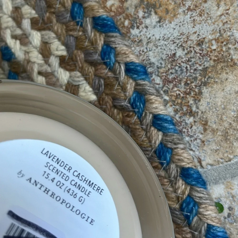 Anthropologie Days Last Light Floral Lavender Cashmere Boxed Candle NIB
